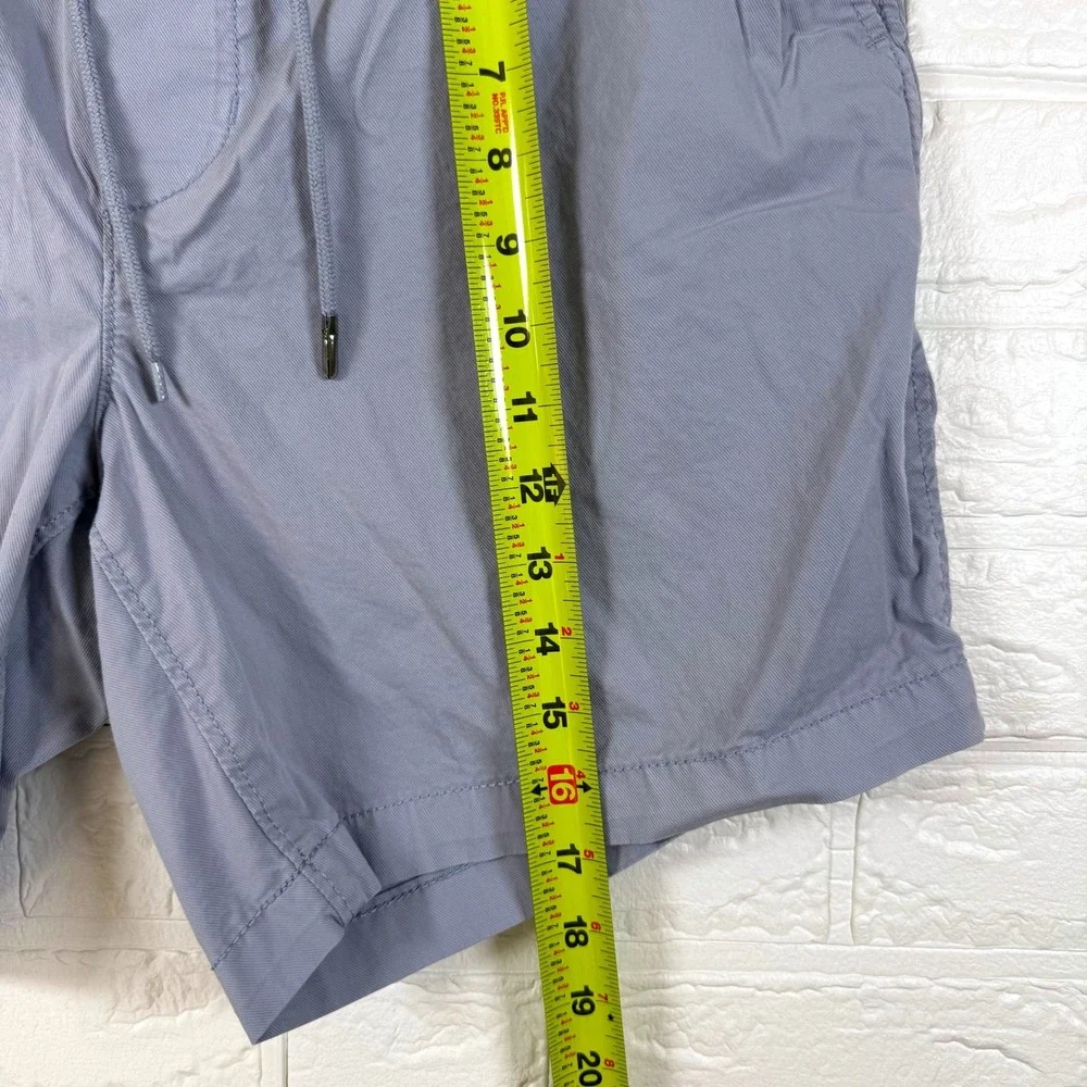 American Eagle Shorts Mens L Blue Flex Elastic Drawstring Waist Twill 1177